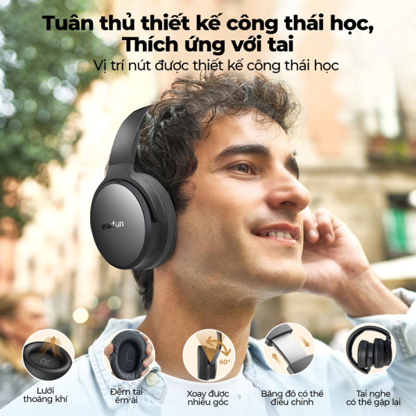 EFTUNEPROBK - Tai nghe chụp tai Earfun Tune Pro - 8