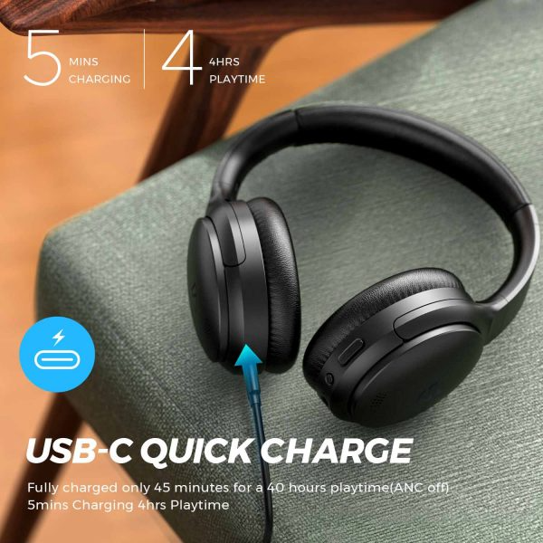 DMA6BKQSD - Tai nghe chụp tai Bluetooth SoundPEATS A6 Qua Sử Dụng - 3