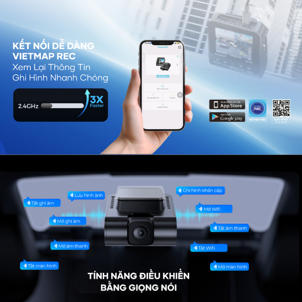 S720 - Camera hành trình Vietmap cảnh báo giao thông S720 - 7