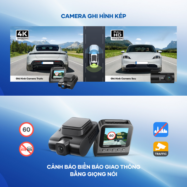 S720 - Camera hành trình Vietmap cảnh báo giao thông S720 - 8