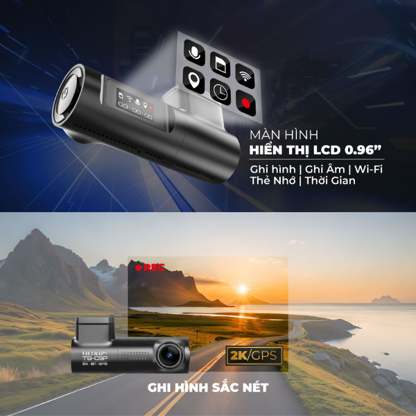TS-C9P - Camera hành trình Vietmap cảnh báo giao thông C9P - 6