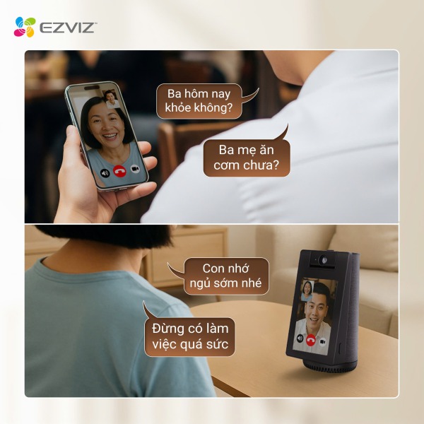 S10-4MP - Camera IP 360 độ 4MP EZVIZ S10 có tích hợp màn hình - 7