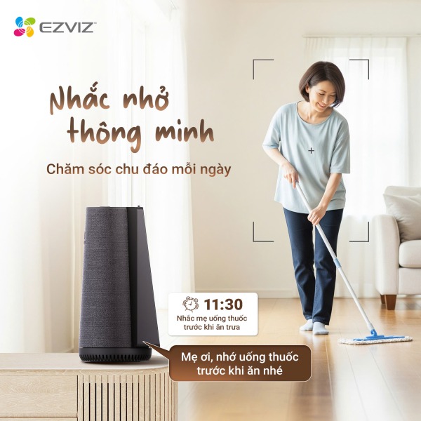 S10-4MP - Camera IP 360 độ 4MP EZVIZ S10 có tích hợp màn hình - 8