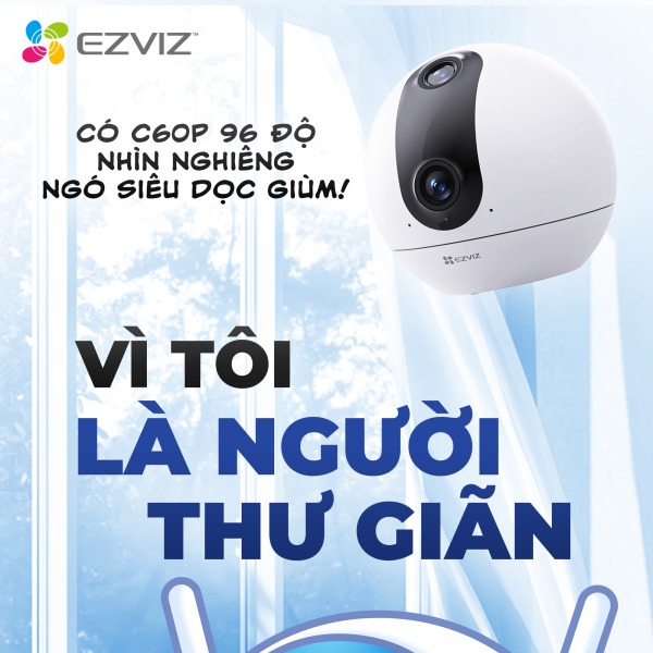 C60P-DUAL-3MP - Camera IP 360 độ 8MP EZVIZ C60P Dual Mix - 9