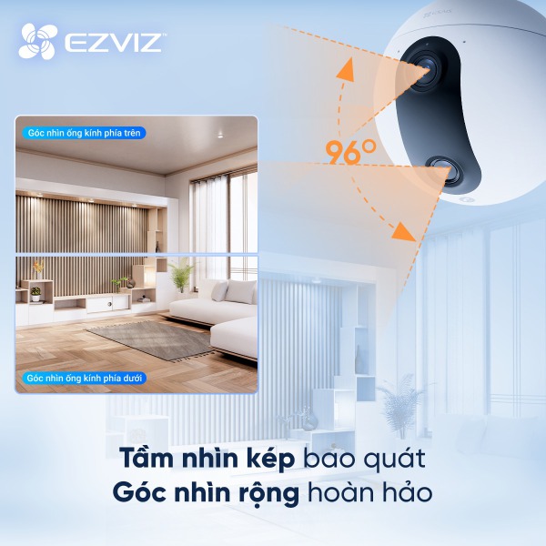 C60P-DUAL-3MP - Camera IP 360 độ 8MP EZVIZ C60P Dual Mix - 13