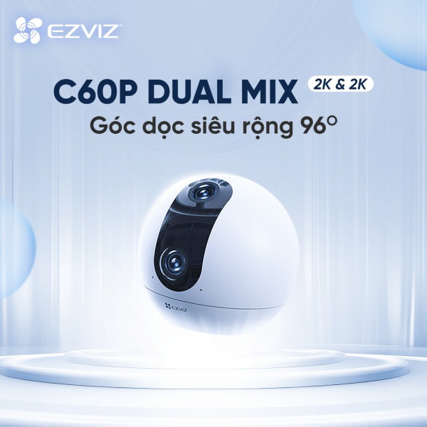 C60P-DUAL-3MP - Camera IP 360 độ 8MP EZVIZ C60P Dual Mix - 14