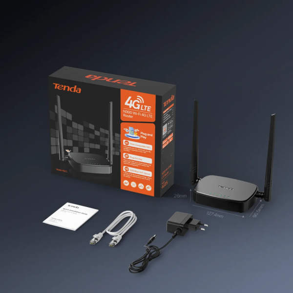 4G05 - Bộ Router Wifi Tenda 4G05 dùng SIM 4G LTE 300Mbps - 7