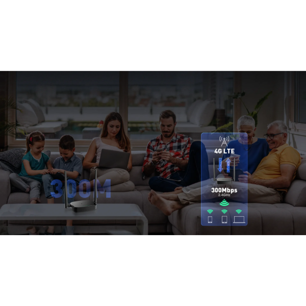 4G05 - Bộ Router Wifi Tenda 4G05 dùng SIM 4G LTE 300Mbps - 9