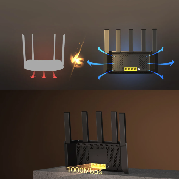 TX2L PRO - Bộ Router Wifi 6 băng tần kép AX1500 Tenda TX2L Pro - 6