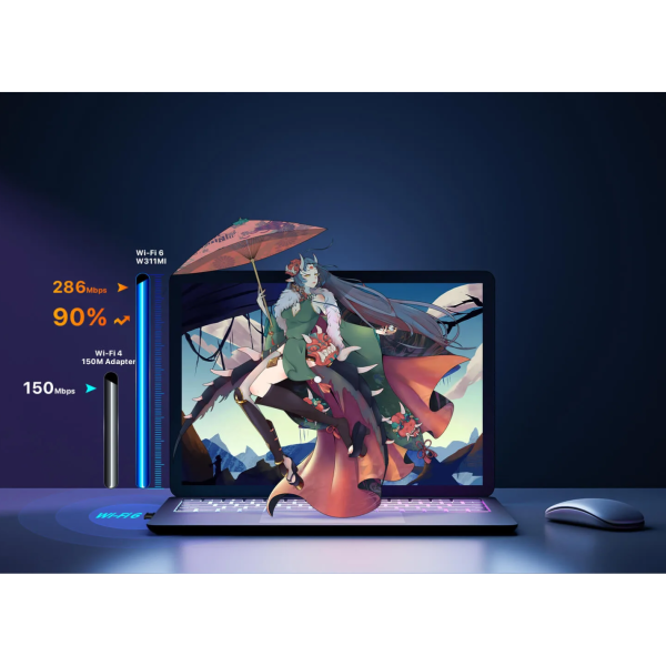 W311MI-V6 - Đầu chuyển đổi USB Wifi 6 AX300 Tenda W311MI V6 - 7