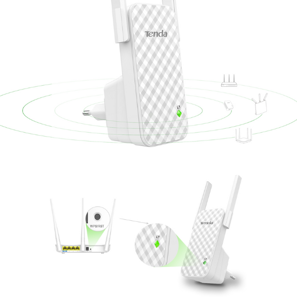 TENDA-A9 - Bộ kích sóng Wifi Tenda A9 chuẩn N tốc độ 300Mbps - 6