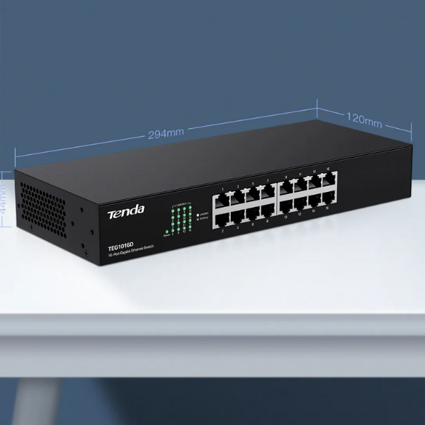 TEG1016D - Switch Tenda 16-Port 1G TEG1016D - 7