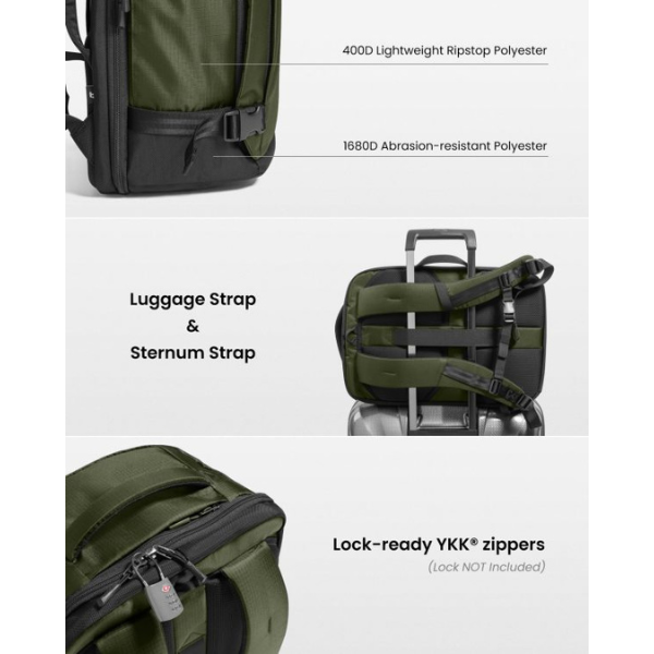 T66S1T1 - Balo Tomtoc Liteway Travel Backpack 15.6 inch 28L - 4