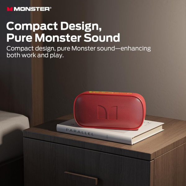 MS62109-S150-RED - Loa Bluetooth Monster S150 - 12