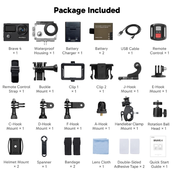 Camera hành động Akaso 4K Brave 4-AKASO-BRAVE4-17