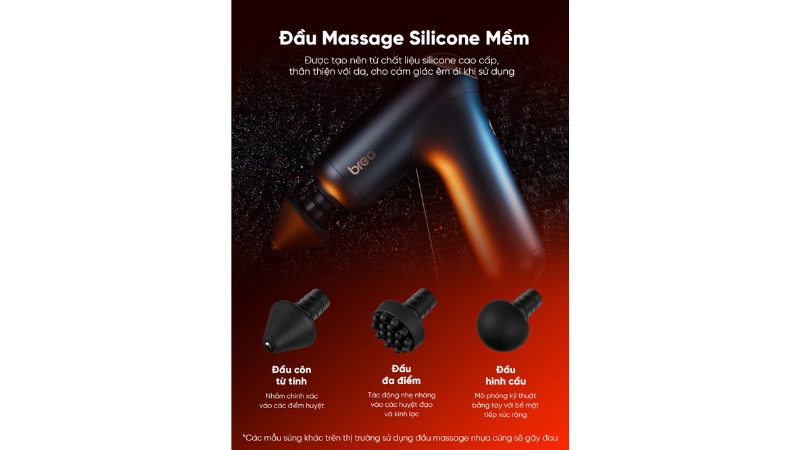 Súng Massage Breo Lucky 7-BREOM0220-WHT-12