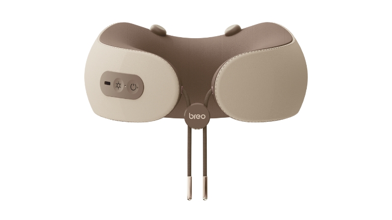 Gối massage cổ vai gáy Breo C1-BREOC1-WHBR-2