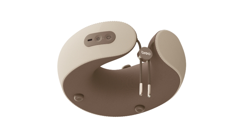 Gối massage cổ vai gáy Breo C1-BREOC1-WHBR-3