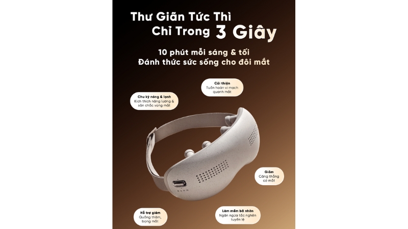 Máy massage mắt Breo See K Pro-BREOKPRO-GRY-6