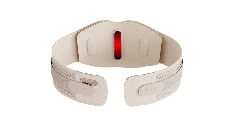 Đai massage chườm nóng bụng và thắt lưng Breo Y2-BREOY2-WHT-3