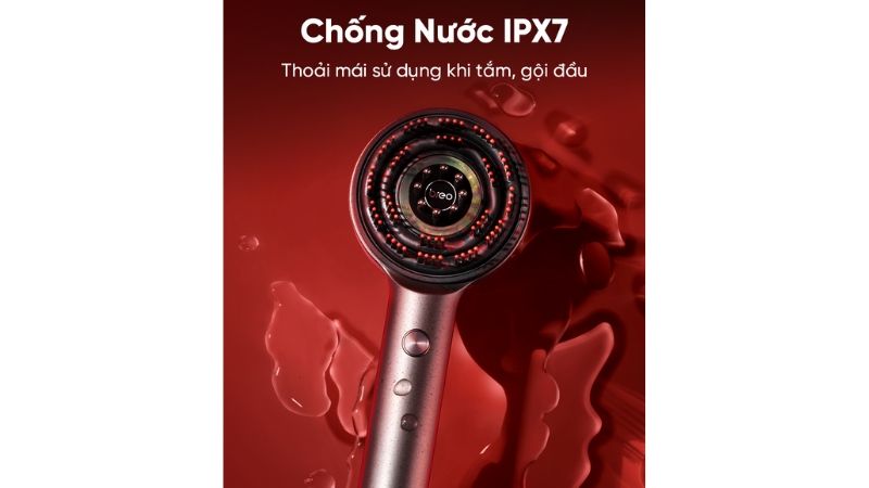 Lược điện massage da đầu Breo Scalp 3-BREOSCLAP3-RD-9