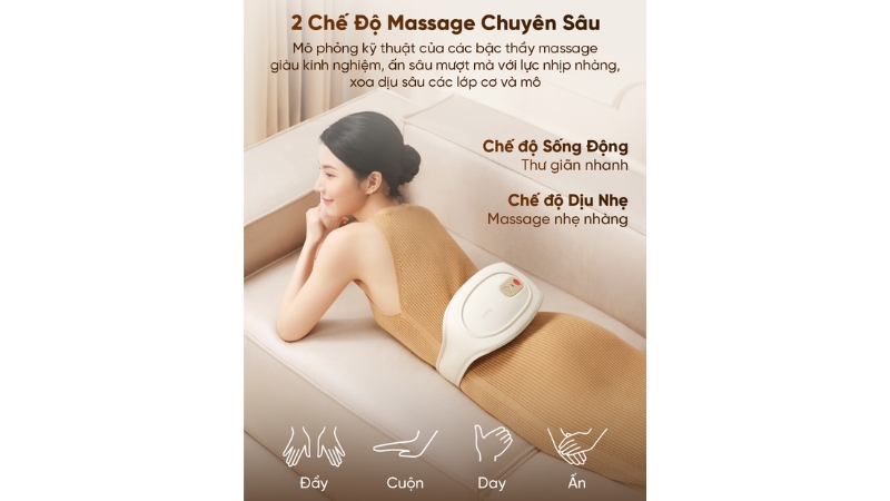 Máy massage lưng Breo P3-BREOP3-WHT-11