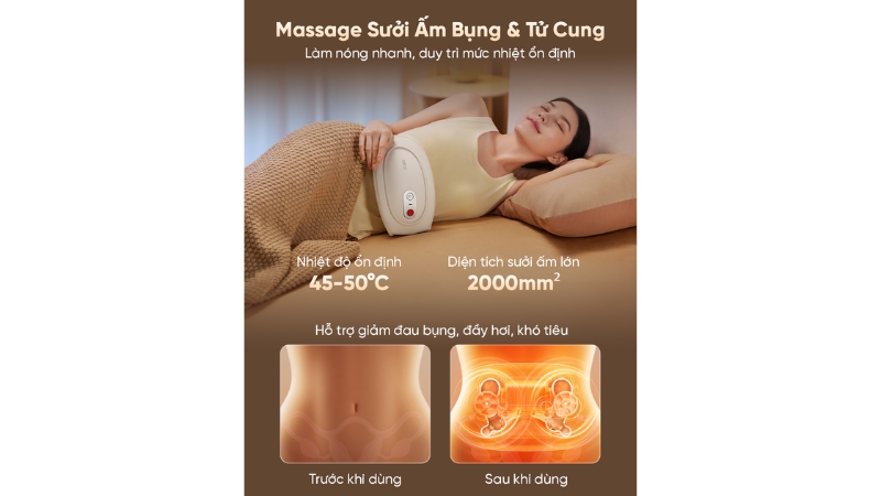 Máy massage lưng Breo P3-BREOP3-WHT-13