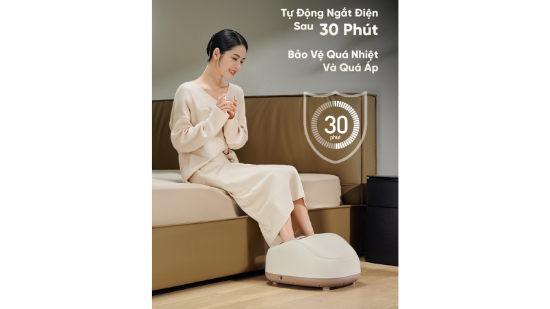 Máy massage chân Breo Foot 3-BREOFOOT3-CRWH-12