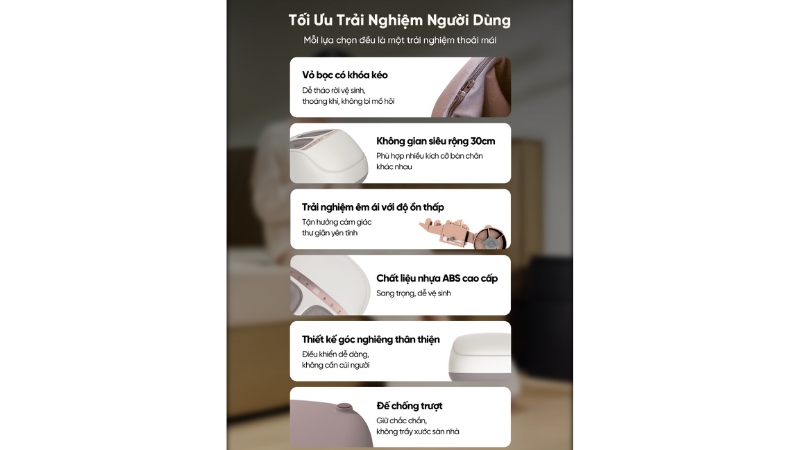 Máy massage chân Breo Foot 3-BREOFOOT3-CRWH-13