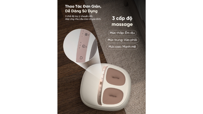 Máy massage chân Breo Foot 3-BREOFOOT3-CRWH-14