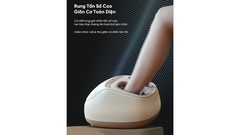 Máy massage chân Breo Foot 3-BREOFOOT3-CRWH-18