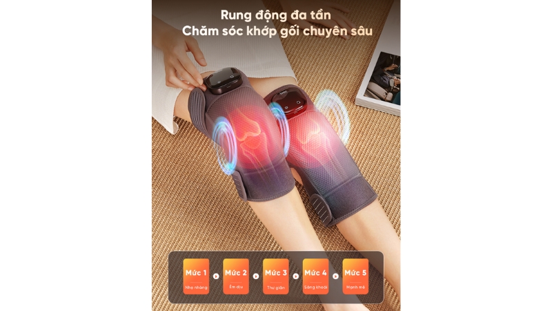 Máy massage đầu gối Breo X2-BREOX2-GRY-11