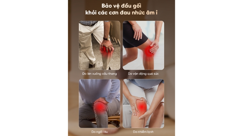 Máy massage đầu gối Breo X2-BREOX2-GRY-13