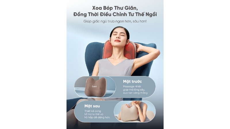 Máy massage lưng Breo Back 2-BREOBACK2-BEIBRN-10