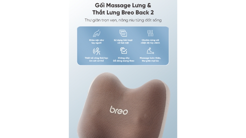 Máy massage lưng Breo Back 2-BREOBACK2-BEIBRN-16