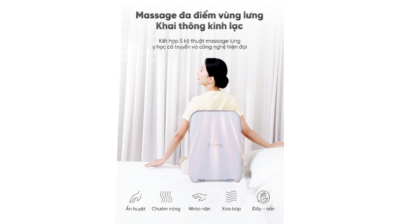 Máy massage lưng Breo Back 5-BREOBACK5-BRN-14