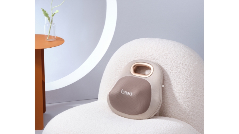 Gối massage Breo Back Lite-BREOBACKLITE-GRY-17