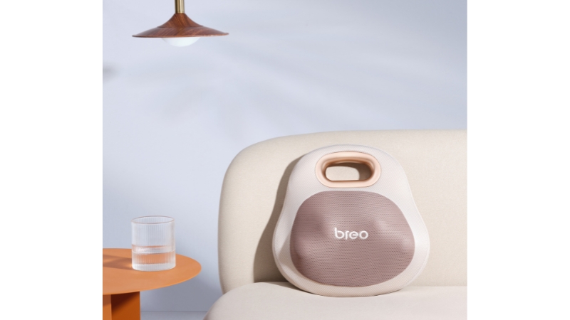 Gối massage Breo Back Lite-BREOBACKLITE-GRY-18