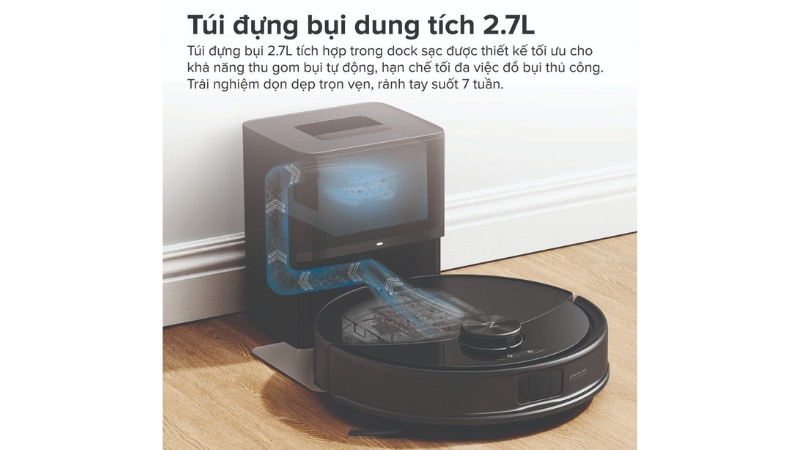 Robot hút bụi lau nhà Roborock Q10 VF+-Q10VFP52-00-BLK-12