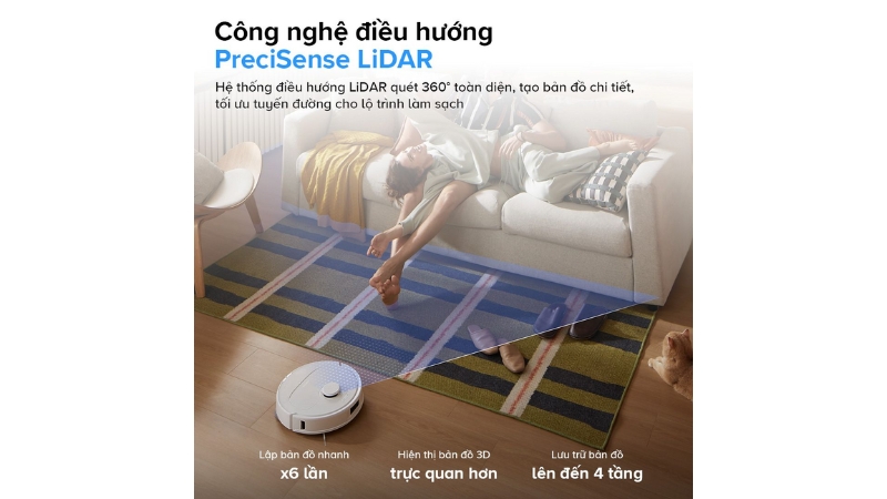 Robot hút bụi lau nhà Roborock Q Revo 5AE-QRSP02-00-WHT-22