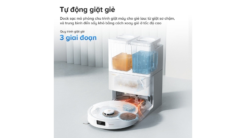 Robot hút bụi lau nhà Roborock Q Revo 5AE-QRSP02-00-WHT-11