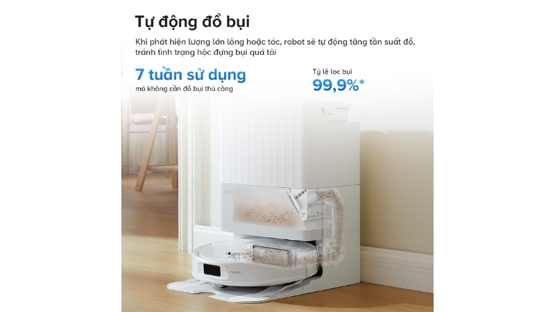 Robot hút bụi lau nhà Roborock Q Revo 5AE-QRSP02-00-WHT-15