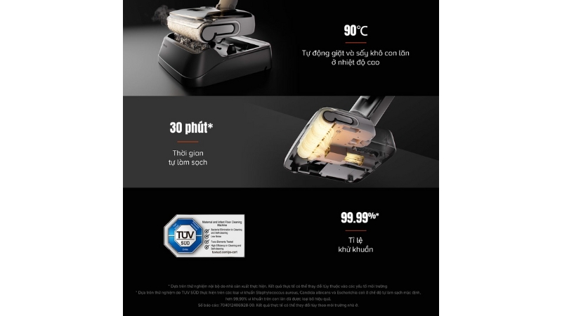 Máy hút bụi lau nhà cầm tay Roborock F25 RT-WD5M7B012-00-WHT-17