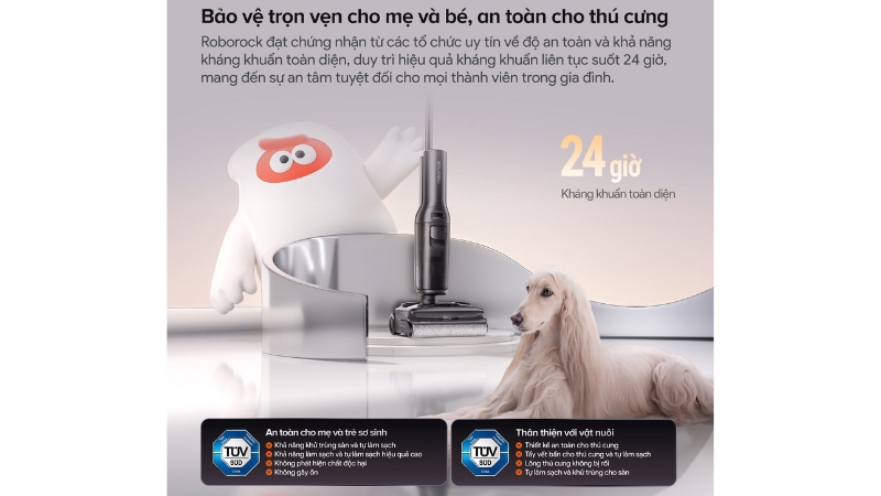 Máy hút bụi lau nhà cầm tay Roborock F25 Ace Pro-WD5M14A512-00-BLK-2