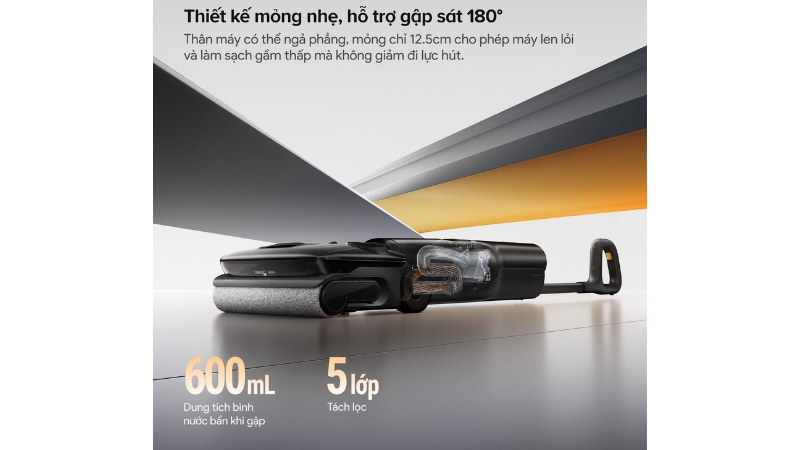 Máy hút bụi lau nhà cầm tay Roborock F25 Ace Pro-WD5M14A512-00-BLK-8