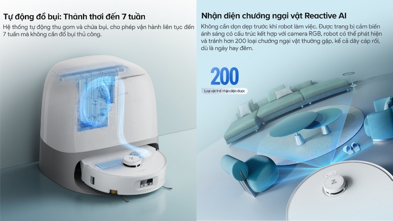 Robot hút bụi lau nhà Roborock Q Revo Curv 2 Flow-QC2F02-00-WHT-4