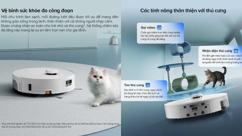 Robot hút bụi lau nhà Roborock Q Revo Curv 2 Flow-QC2F02-00-WHT-10