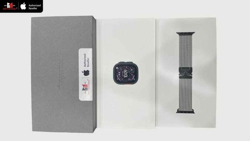 [Kèo Thơm] Apple Watch Ultra 3 LTE 49mm Viền Titan Dây Thép - Đã kích hoạt (******6KXQJ)-SFM74K6KXQJ-2