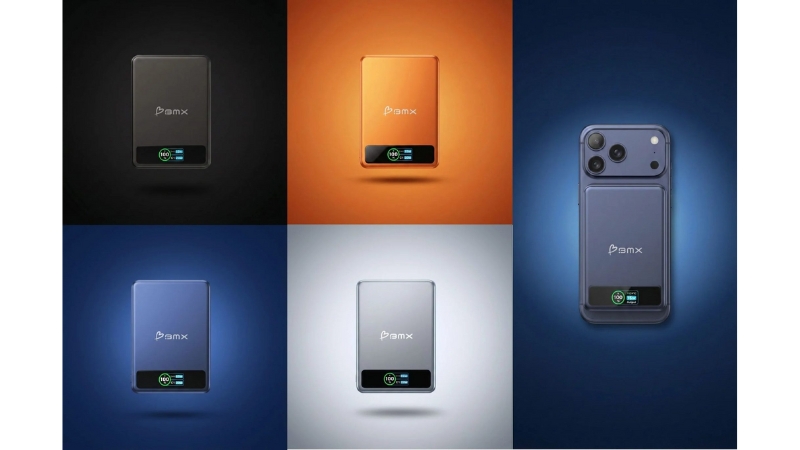 Pin sạc dự phòng thể rắn BMX SolidSafe 10.000mAh Qi2 Magsafe-B939-10-SI-6