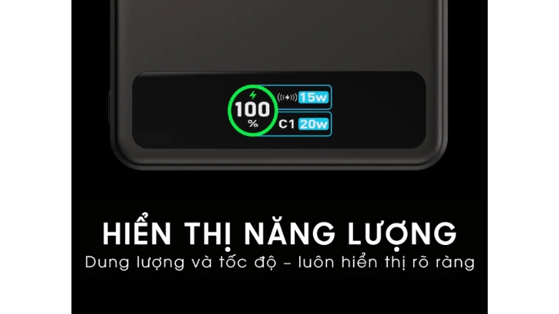 Pin sạc dự phòng thể rắn BMX SolidSafe 10.000mAh Qi2 Magsafe-B939-10-SI-5